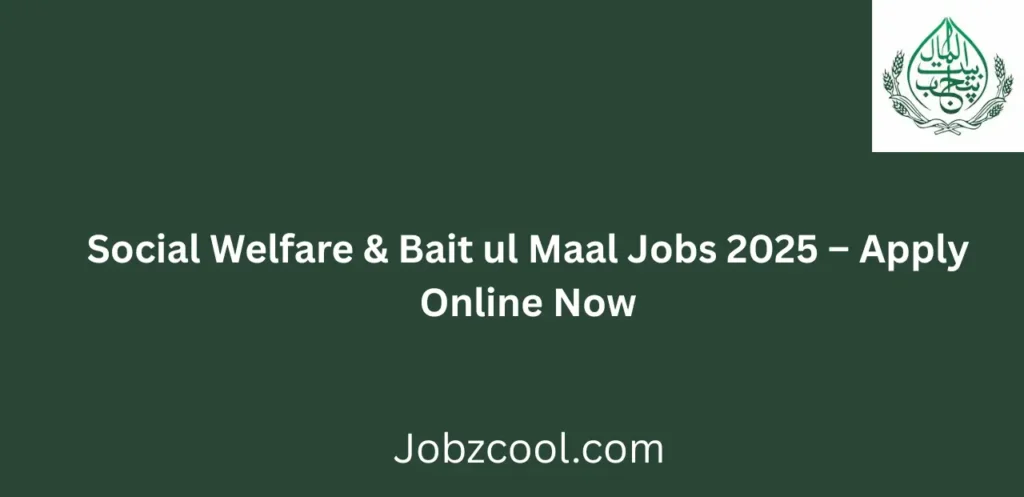 Social Welfare & Bait ul Maal Jobs 2025 Apply Online Now